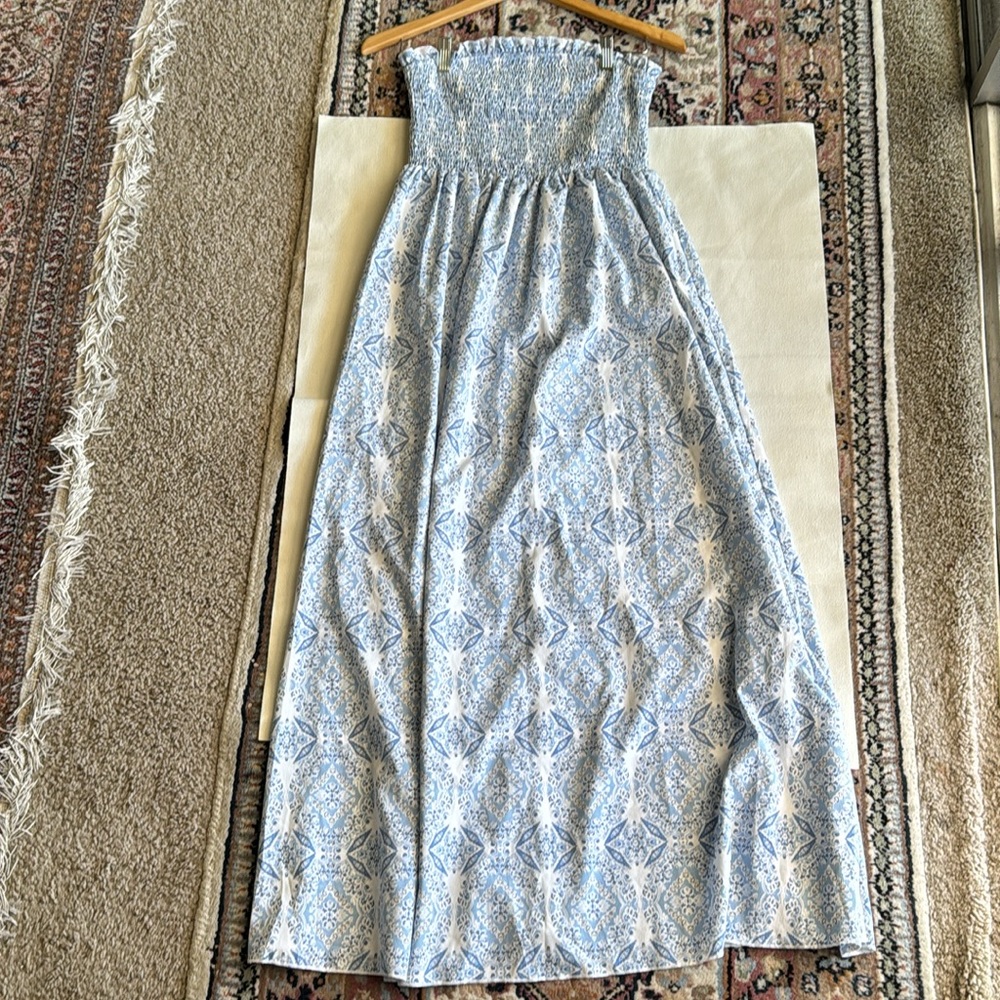 Women’s Floral Print Tube Flowy Dress Size 6